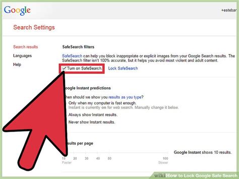 find keep|how to lock safesearch settings.